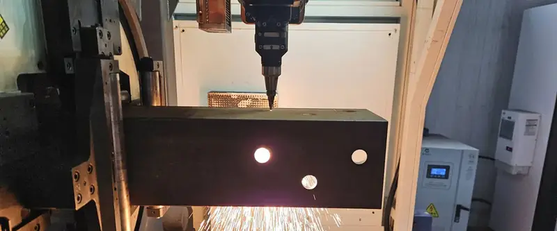 Tube laser cutting at Metal Art in Doljevac, Serbia